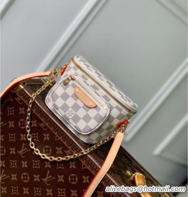 Luxury Discount Louis Vuitton Mini Bumbag in Damier Azur Canvas N00130 2025