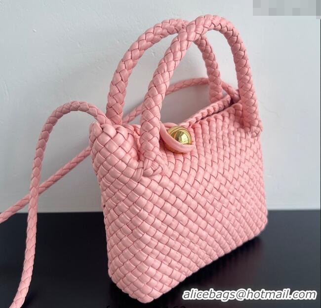 Spot Bulk Bottega Veneta Mini Tosca Bag with Gold-Tone Ball 776755 Rose Pink 2024