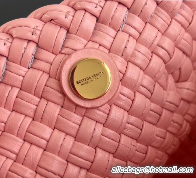 Spot Bulk Bottega Veneta Mini Tosca Bag with Gold-Tone Ball 776755 Rose Pink 2024
