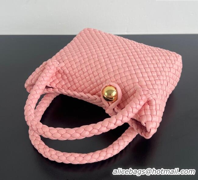 Spot Bulk Bottega Veneta Mini Tosca Bag with Gold-Tone Ball 776755 Rose Pink 2024