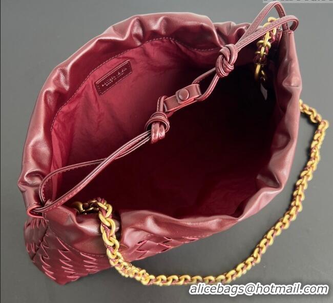 Market Sells Bottega Veneta Dustbag Notte in Intrecciato Leather 839394 Barolo Red 2025