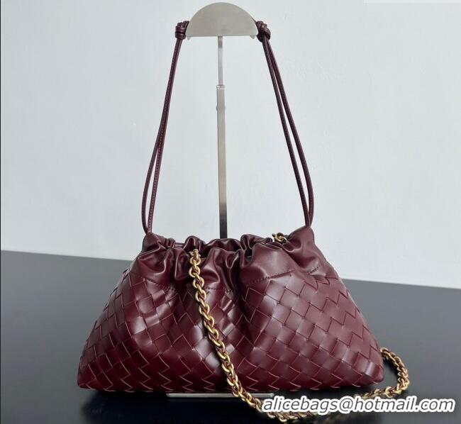 Market Sells Bottega Veneta Dustbag Notte in Intrecciato Leather 839394 Barolo Red 2025