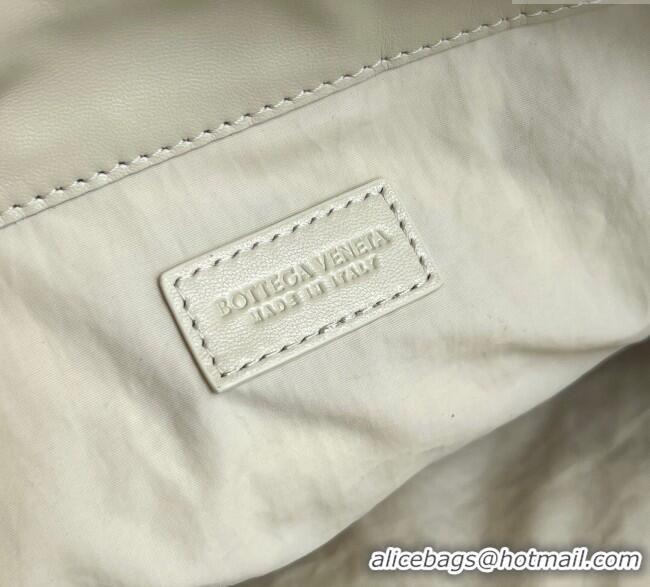 Best Price Bottega Veneta Dustbag Notte in Intrecciato Leather 839394 Sea Salt White 2025
