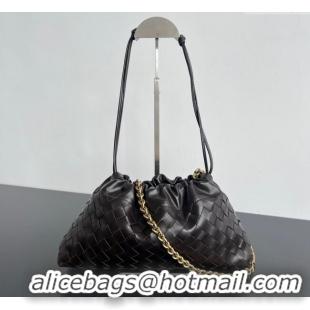 Spot Cheap Bottega Veneta Dustbag Notte in Intrecciato Leather 839394 Fondant Brown 2025
