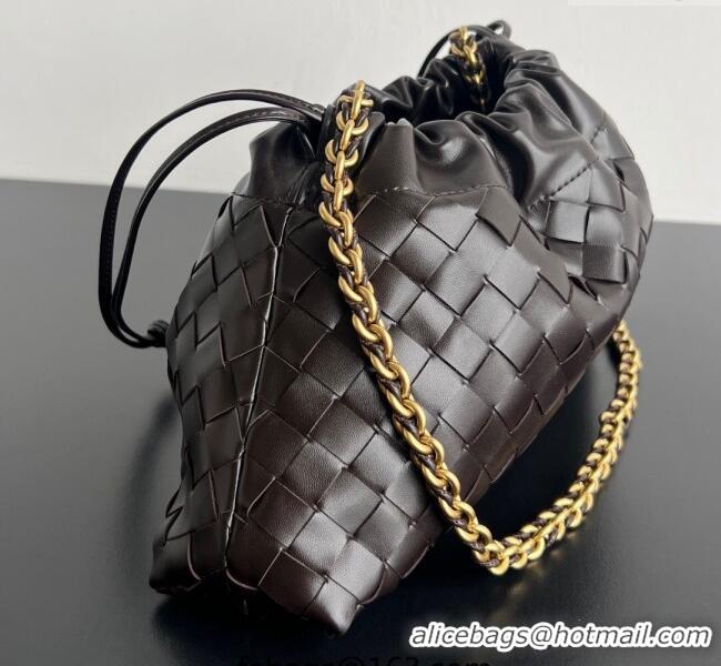 Spot Cheap Bottega Veneta Dustbag Notte in Intrecciato Leather 839394 Fondant Brown 2025