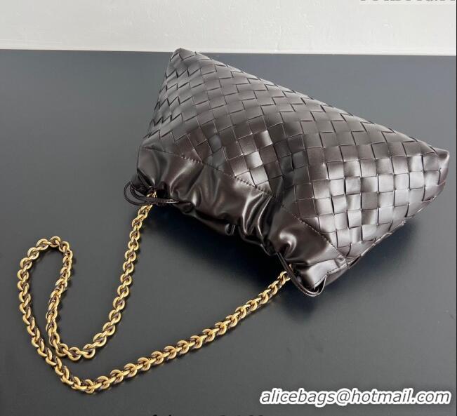 Spot Cheap Bottega Veneta Dustbag Notte in Intrecciato Leather 839394 Fondant Brown 2025