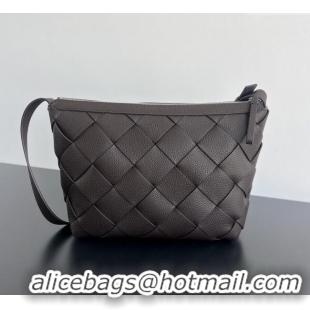Discount Bottega Veneta Mens Diago Hobo Bag in Grained Intrecciato Leather 795125 Fondant Brown 2025
