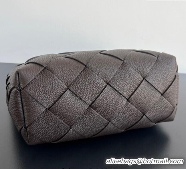 Discount Bottega Veneta Mens Diago Hobo Bag in Grained Intrecciato Leather 795125 Fondant Brown 2025