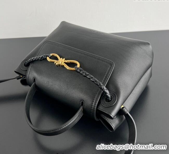 New Cheap Bottega Veneta Small Ciao Ciao Top Handle Bag in Calf Leather 835835 Black 2025