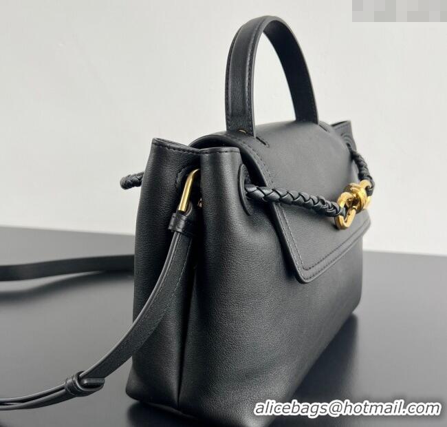 New Cheap Bottega Veneta Small Ciao Ciao Top Handle Bag in Calf Leather 835835 Black 2025