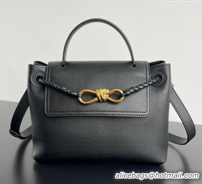 New Cheap Bottega Veneta Small Ciao Ciao Top Handle Bag in Calf Leather 835835 Black 2025