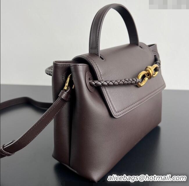 Luxury Cheap Bottega Veneta Small Ciao Ciao Top Handle Bag in Calf Leather 835835 Fondant Brown 2025