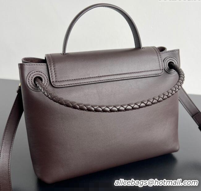 Luxury Cheap Bottega Veneta Small Ciao Ciao Top Handle Bag in Calf Leather 835835 Fondant Brown 2025