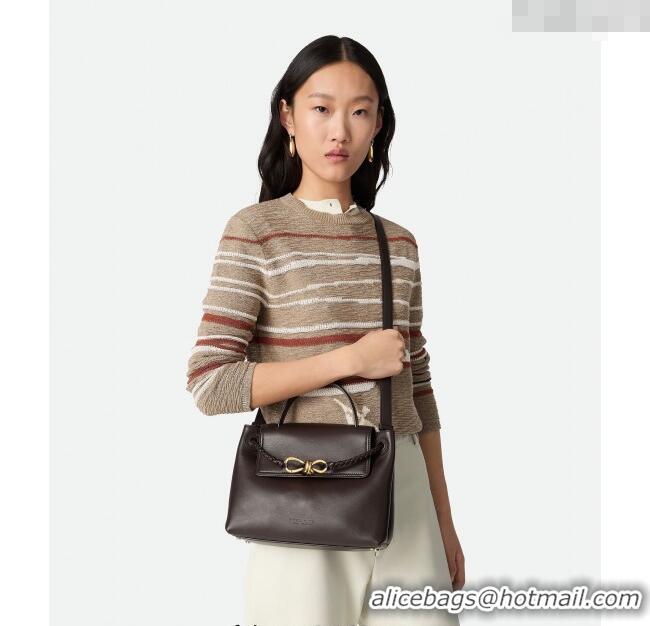 Luxury Cheap Bottega Veneta Small Ciao Ciao Top Handle Bag in Calf Leather 835835 Fondant Brown 2025