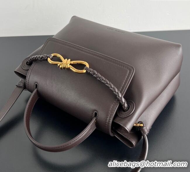 Luxury Cheap Bottega Veneta Small Ciao Ciao Top Handle Bag in Calf Leather 835835 Fondant Brown 2025