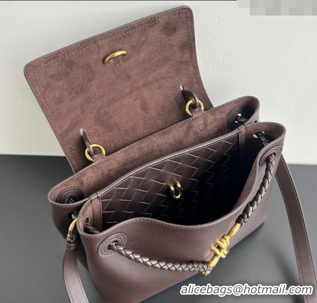 Luxury Cheap Bottega Veneta Small Ciao Ciao Top Handle Bag in Calf Leather 835835 Fondant Brown 2025