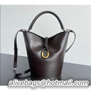 Well Crafted Bottega Veneta Liberta Bucket Bag in Smooth Leather 806038 Fondant Brown 2025