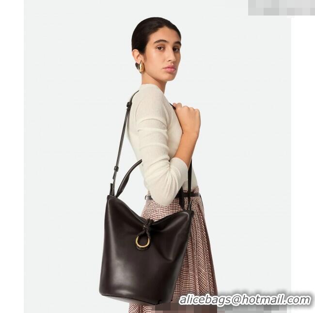 Well Crafted Bottega Veneta Liberta Bucket Bag in Smooth Leather 806038 Fondant Brown 2025