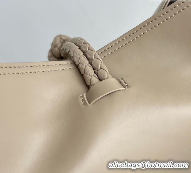 Grade Design Bottega Veneta Liberta Bucket Bag in Smooth Leather 806038 Ecru Beige 2025