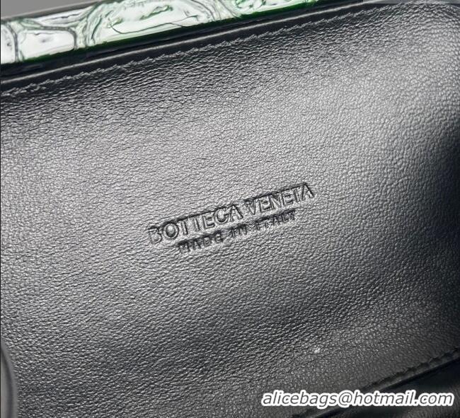 Best Quality Bottega Veneta Classic Knot Clutch in Crocodile Embossed Leather BV062501 Green 2025