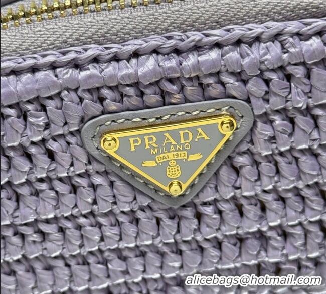 Good Looking Prada Crochet mini-pouch 1NR025 Purple 2025