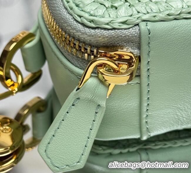 Best Product Prada Crochet mini-pouch 1NR025 Green 2025