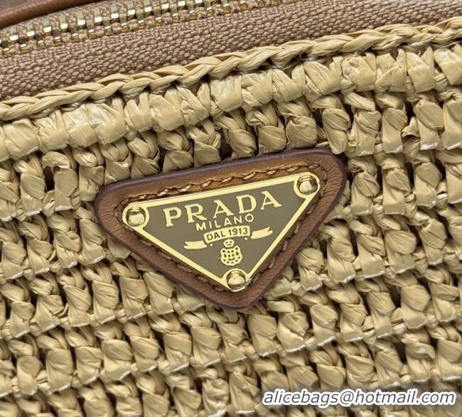 Well Crafted Prada Crochet mini-pouch 1NR025 Beige 2025