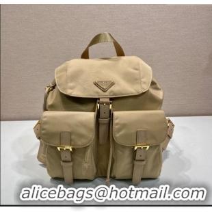 Top Design Prada Re-Edition 1978 small Re-Nylon backpack bag 1BZ677 Beige 2025