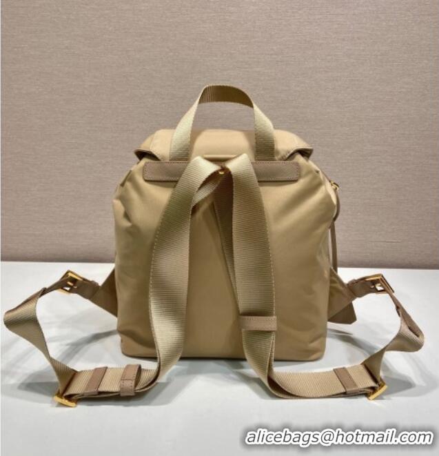 Top Design Prada Re-Edition 1978 small Re-Nylon backpack bag 1BZ677 Beige 2025