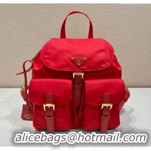 Well Crafted Prada Re-Edition 1978 small Re-Nylon backpack bag 1BZ677 Red 2025