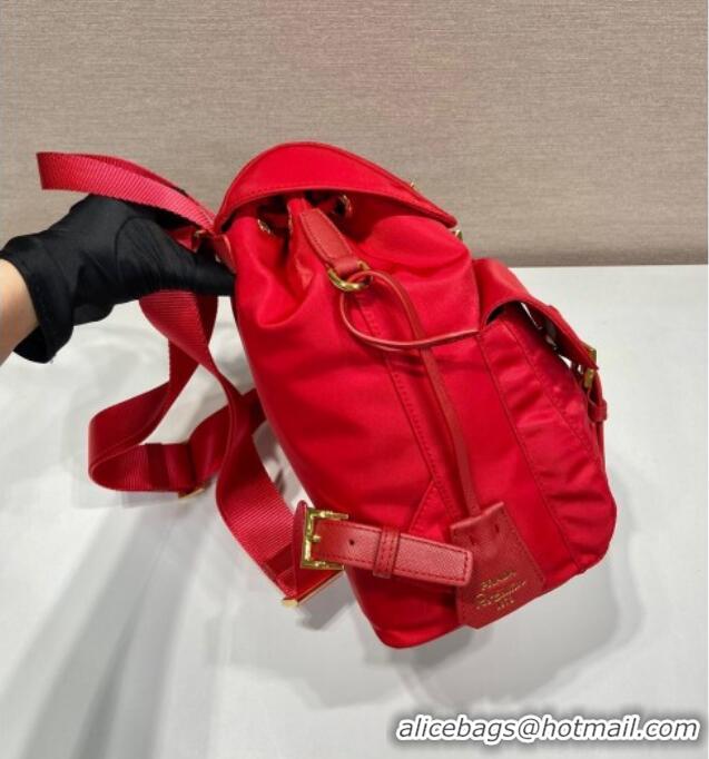 Well Crafted Prada Re-Edition 1978 small Re-Nylon backpack bag 1BZ677 Red 2025