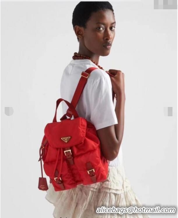 Well Crafted Prada Re-Edition 1978 small Re-Nylon backpack bag 1BZ677 Red 2025