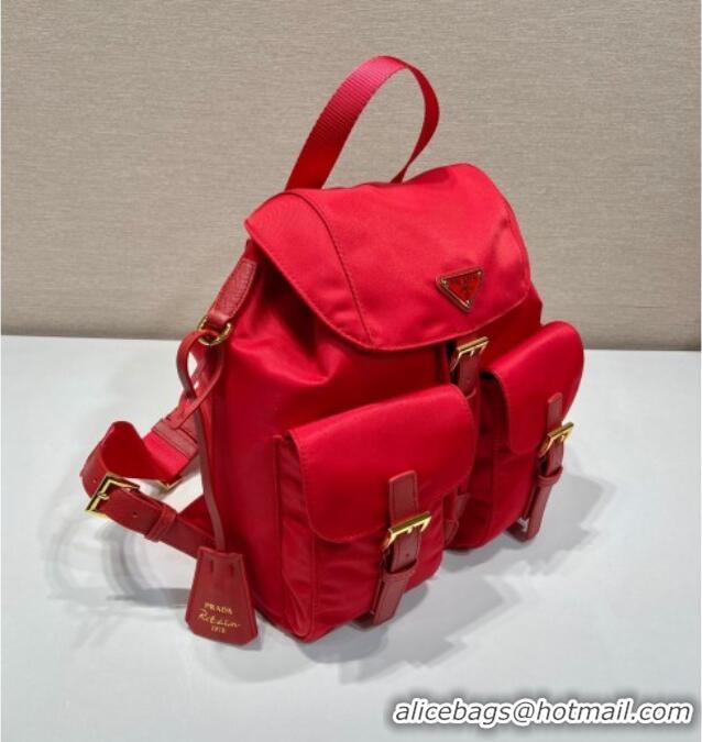 Well Crafted Prada Re-Edition 1978 small Re-Nylon backpack bag 1BZ677 Red 2025