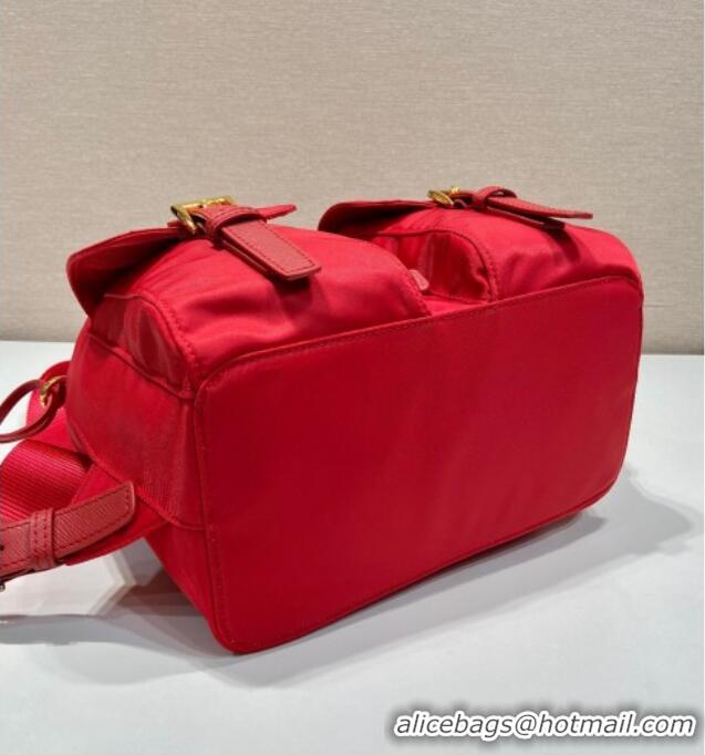 Well Crafted Prada Re-Edition 1978 small Re-Nylon backpack bag 1BZ677 Red 2025