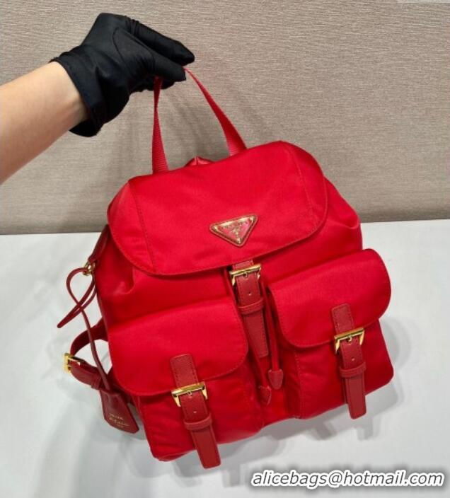 Well Crafted Prada Re-Edition 1978 small Re-Nylon backpack bag 1BZ677 Red 2025