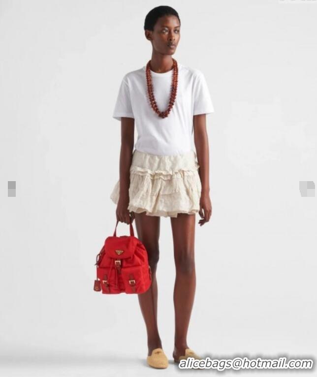 Well Crafted Prada Re-Edition 1978 small Re-Nylon backpack bag 1BZ677 Red 2025