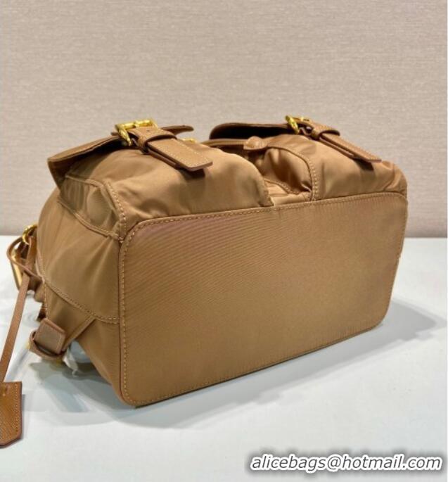 Top Quality Prada Re-Edition 1978 small Re-Nylon backpack bag 1BZ677 Brandy Brown 2025