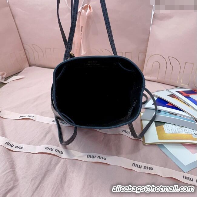Buy Classic Miu Miu Faded Leather Pouch 5NF460 Brown 2025