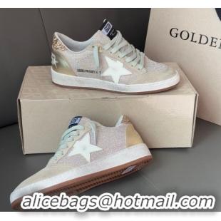 Durable Golden Goose Women’s Ball Star Sneakers in Glitters with White Star 50429043