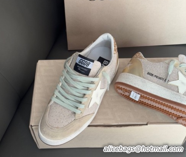 Durable Golden Goose Women’s Ball Star Sneakers in Glitters with White Star 50429043