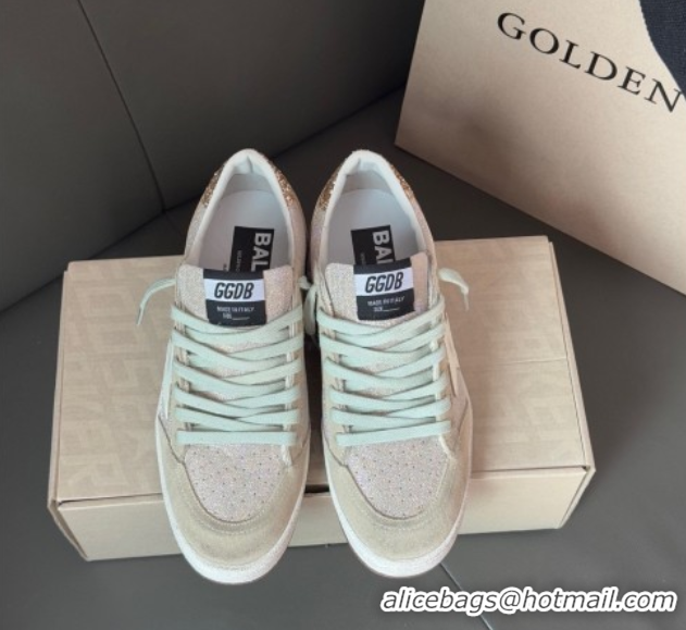 Durable Golden Goose Women’s Ball Star Sneakers in Glitters with White Star 50429043