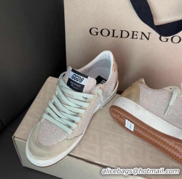 Durable Golden Goose Women’s Ball Star Sneakers in Glitters with White Star 50429043