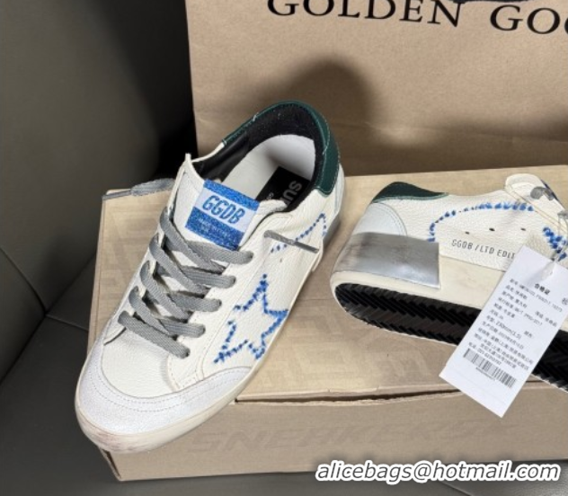 Grade Quality Golden Goose Super-Star Sneakers in nappa with embroidered star and leather heel tab 50429050