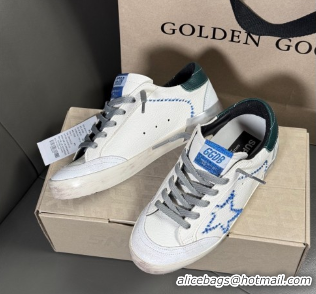 Grade Quality Golden Goose Super-Star Sneakers in nappa with embroidered star and leather heel tab 50429050