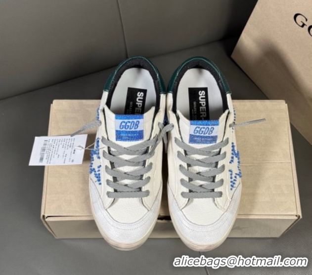 Grade Quality Golden Goose Super-Star Sneakers in nappa with embroidered star and leather heel tab 50429050