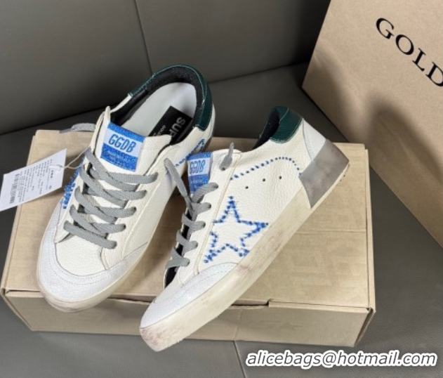 Grade Quality Golden Goose Super-Star Sneakers in nappa with embroidered star and leather heel tab 50429050