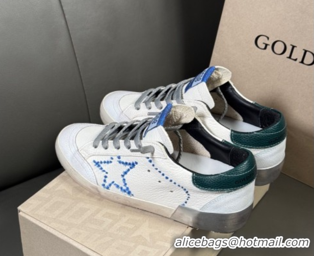Grade Quality Golden Goose Super-Star Sneakers in nappa with embroidered star and leather heel tab 50429050