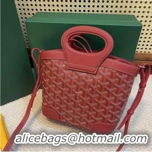 Buy Inexpensive Goyard Beluga Mini Bag 020189 Red 2025