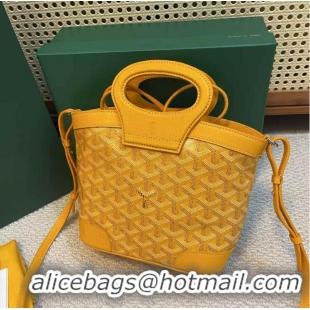 Luxury Cheap Goyard Beluga Mini Bag 020189 Yellow 2025