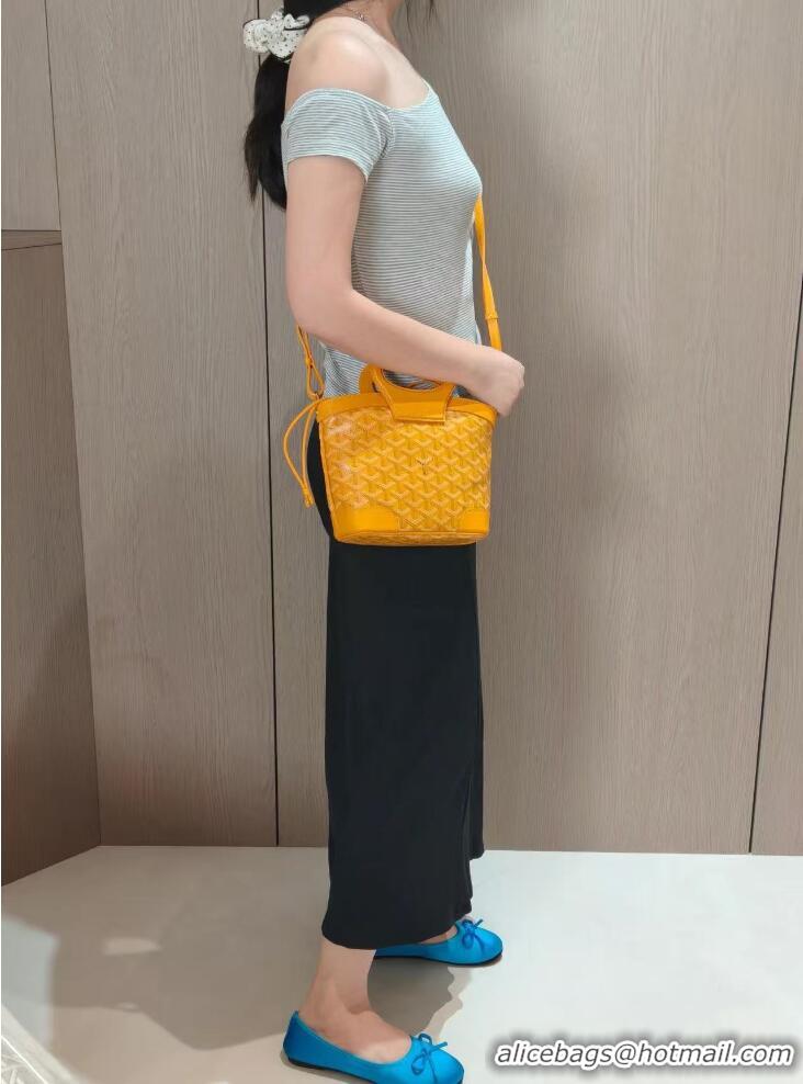 Luxury Cheap Goyard Beluga Mini Bag 020189 Yellow 2025